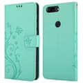 Miniatyrbild 8 av 8: OnePlus 5T Skal Fodral i blomdesign Mobilskydd Case Cover med magnetisk stängning, ståfunktion och kortplatser