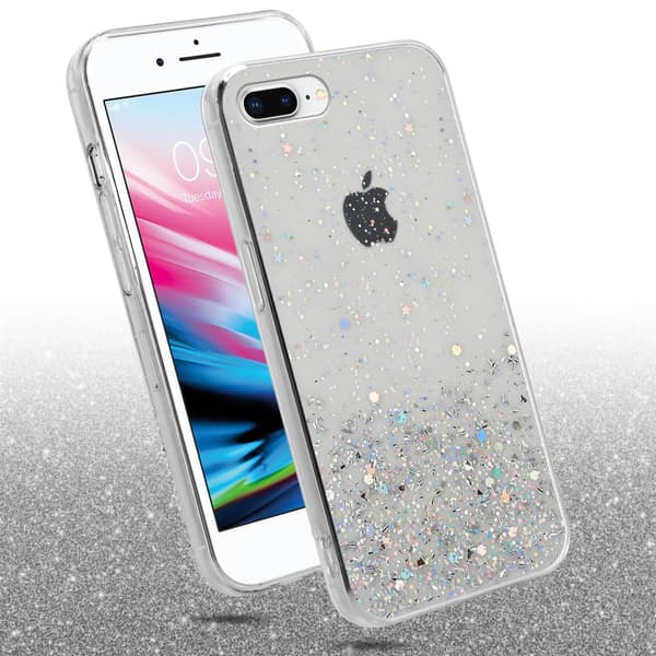 Deksel til iPhone 7 PLUS / 7S PLUS / 8 PLUS med glitrende glitter