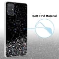 Miniatyrbild 4 av 8: Samsung Galaxy A71 4G Skal Fodral Case Cover av flexibelt TPU-silikon med glittrande glitter
