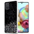 Miniatyrbild 1 av 8: Samsung Galaxy A71 4G Skal Fodral Case Cover av flexibelt TPU-silikon med glittrande glitter