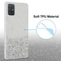 Miniatyrbild 4 av 8: Samsung Galaxy A71 4G Skal Fodral Case Cover av flexibelt TPU-silikon med glittrande glitter
