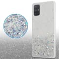 Miniatyrbild 5 av 8: Samsung Galaxy A71 4G Skal Fodral Case Cover av flexibelt TPU-silikon med glittrande glitter