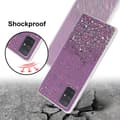 Miniatyrbild 6 av 8: Samsung Galaxy A71 4G Skal Fodral Case Cover av flexibelt TPU-silikon med glittrande glitter