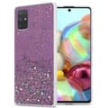 Miniatyrbild 1 av 8: Samsung Galaxy A71 4G Skal Fodral Case Cover av flexibelt TPU-silikon med glittrande glitter