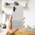 Pikkukuva 7 / 8: Samsung Galaxy NOTE 10 PLUS Suojakuori Suojakotelo joustavasta TPU-silikonista jossa on kimaltelevaa glitteriä