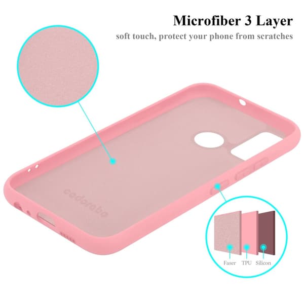 Huawei P SMART 2020 Skal Fodral av flexibelt TPU-silikon Case Cover