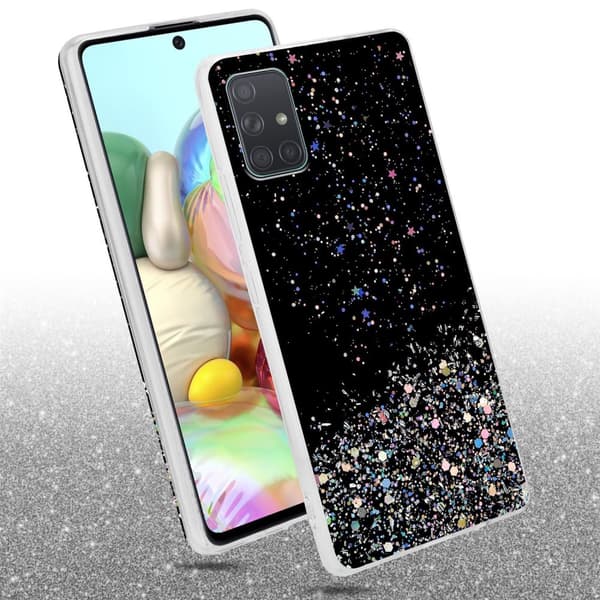 Deksel til Samsung Galaxy A71 5G med glitrende glitter