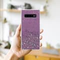 Miniatyrbild 6 av 7: Samsung Galaxy S10 PLUS Skal Fodral Case Cover av flexibelt TPU-silikon med glittrande glitter