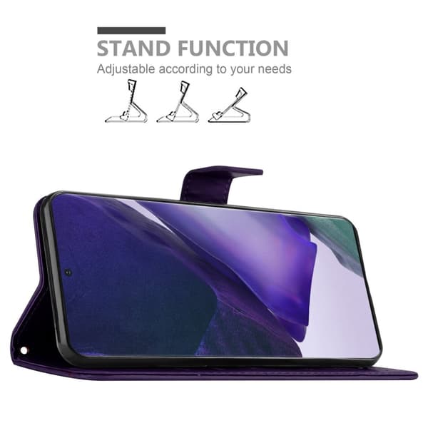 Samsung Galaxy NOTE 20 ULTRA Pungetui Cover Blomster ()