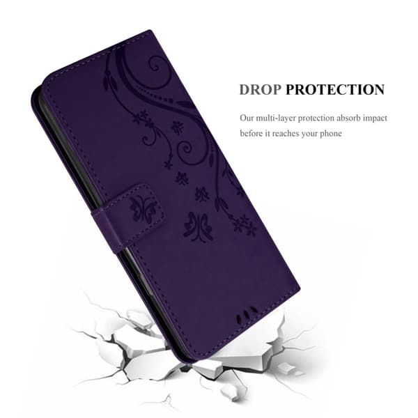 Samsung Galaxy NOTE 20 ULTRA Pungetui Cover Blomster ()