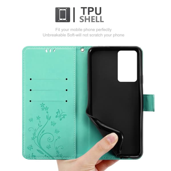 Samsung Galaxy NOTE 20 ULTRA Skal Fodral i blomdesign Mobilskydd Case Cover med magnetisk stängning, ståfunktion och kortplatser