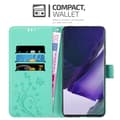 Miniatyrbild 3 av 8: Samsung Galaxy NOTE 20 ULTRA Skal Fodral i blomdesign Mobilskydd Case Cover med magnetisk stängning, ståfunktion och kortplatser