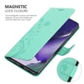 Miniatyrbild 5 av 8: Samsung Galaxy NOTE 20 ULTRA Skal Fodral i blomdesign Mobilskydd Case Cover med magnetisk stängning, ståfunktion och kortplatser