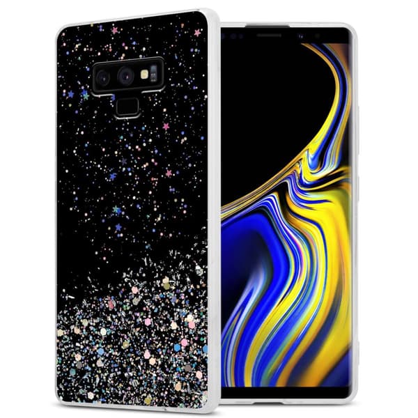 Deksel til Samsung Galaxy NOTE 9 med glitrende glitter