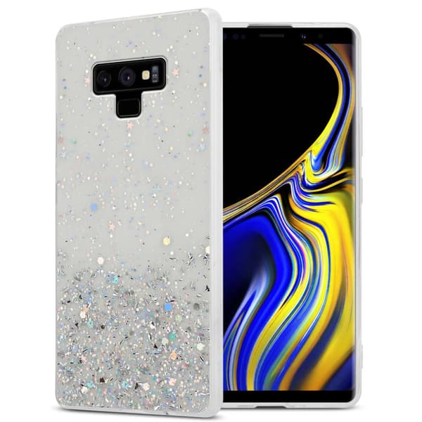 Samsung Galaxy NOTE 9 Skal Fodral Case Cover av flexibelt TPU-silikon med glittrande glitter