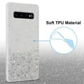 Pikkukuva 4 / 8: Samsung Galaxy S10 4G Suojakuori Suojakotelo joustavasta TPU-silikonista jossa on kimaltelevaa glitteriä