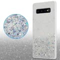 Pikkukuva 5 / 8: Samsung Galaxy S10 4G Suojakuori Suojakotelo joustavasta TPU-silikonista jossa on kimaltelevaa glitteriä