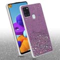 Miniatyrbilde 3 av 8: Deksel til Samsung Galaxy A21s med glitrende glitter