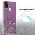 Miniatyrbilde 4 av 8: Deksel til Samsung Galaxy A21s med glitrende glitter