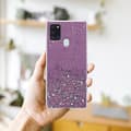 Miniatyrbilde 7 av 8: Deksel til Samsung Galaxy A21s med glitrende glitter