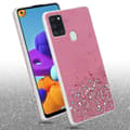 Miniatyrbilde 3 av 8: Deksel til Samsung Galaxy A21s med glitrende glitter