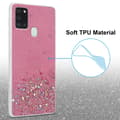Miniatyrbilde 4 av 8: Deksel til Samsung Galaxy A21s med glitrende glitter