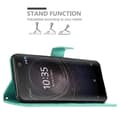 Pikkukuva 7 / 11: Sony Xperia XA2 Suojakotelo Suojakuori Lompakkokotelo Matkapuhelinkotelo Kukat jossa on magneettisuljenta, jalusta-toiminto ja korttipaikat