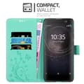 Miniatyrbillede 3 af 8: Sony Xperia XA2 Pungetui Cover Blomster ()