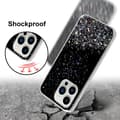 Miniatyrbild 6 av 8: iPhone 13 PRO MAX Skal Fodral Case Cover av flexibelt TPU-silikon med glittrande glitter