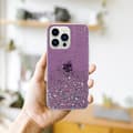 Miniatyrbild 7 av 8: iPhone 13 PRO MAX Skal Fodral Case Cover av flexibelt TPU-silikon med glittrande glitter