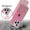 Miniatyrbild 6 av 8: iPhone 13 PRO MAX Skal Fodral Case Cover av flexibelt TPU-silikon med glittrande glitter