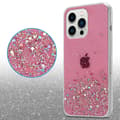 Miniatyrbild 5 av 8: iPhone 13 PRO MAX Skal Fodral Case Cover av flexibelt TPU-silikon med glittrande glitter