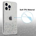 Pikkukuva 4 / 8: iPhone 13 PRO Suojakuori Suojakotelo joustavasta TPU-silikonista jossa on kimaltelevaa glitteriä