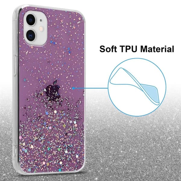 Deksel til iPhone 11 PRO med glitrende glitter