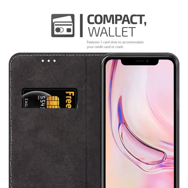 iPhone 13 PRO Suojakotelo Suojakuori Lompakkokotelo Matkapuhelinkotelo jossa magneettisuljenta, jalusta-toiminto ja korttitasku