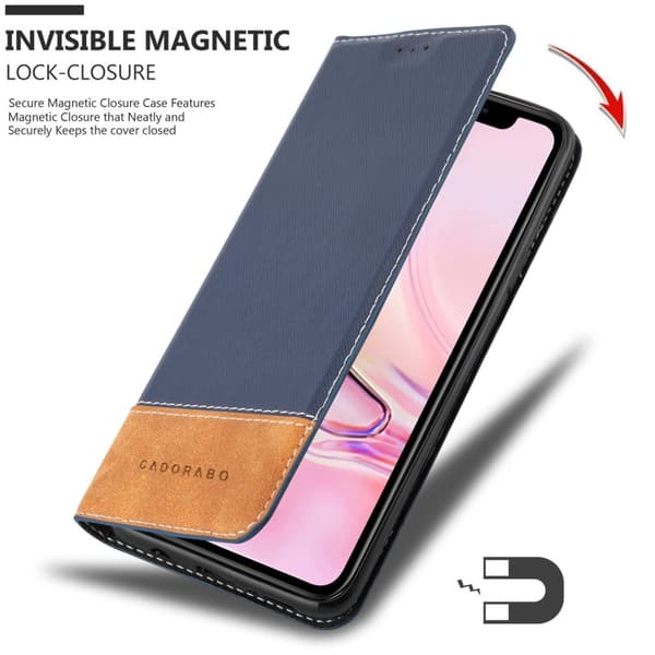 iPhone 13 PRO Suojakotelo Suojakuori Lompakkokotelo Matkapuhelinkotelo jossa magneettisuljenta, jalusta-toiminto ja korttitasku