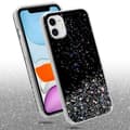 Pikkukuva 3 / 8: iPhone 11 PRO MAX Suojakuori Suojakotelo joustavasta TPU-silikonista jossa on kimaltelevaa glitteriä