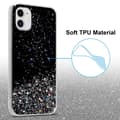 Pikkukuva 4 / 8: iPhone 11 PRO MAX Suojakuori Suojakotelo joustavasta TPU-silikonista jossa on kimaltelevaa glitteriä