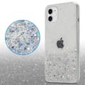 Pikkukuva 5 / 8: iPhone 11 PRO MAX Suojakuori Suojakotelo joustavasta TPU-silikonista jossa on kimaltelevaa glitteriä
