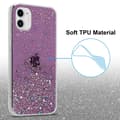 Pikkukuva 4 / 8: iPhone 11 PRO MAX Suojakuori Suojakotelo joustavasta TPU-silikonista jossa on kimaltelevaa glitteriä