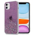 Pikkukuva 1 / 8: iPhone 11 PRO MAX Suojakuori Suojakotelo joustavasta TPU-silikonista jossa on kimaltelevaa glitteriä