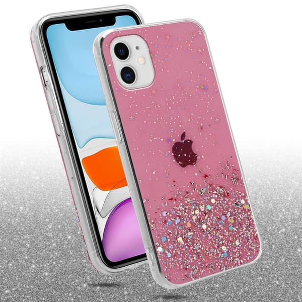 Deksel til iPhone 11 PRO MAX med glitrende glitter