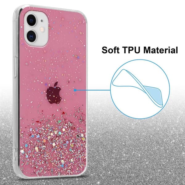 Deksel til iPhone 11 PRO MAX med glitrende glitter