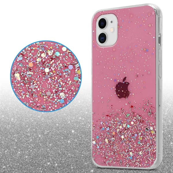 Deksel til iPhone 11 PRO MAX med glitrende glitter
