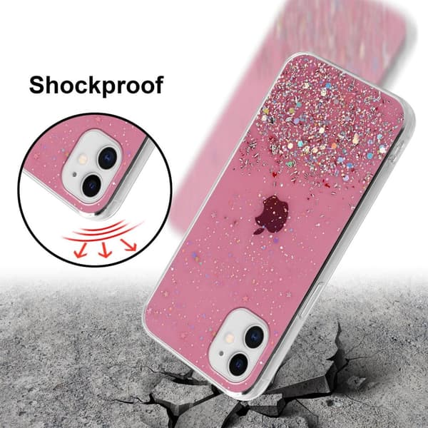 Deksel til iPhone 11 PRO MAX med glitrende glitter