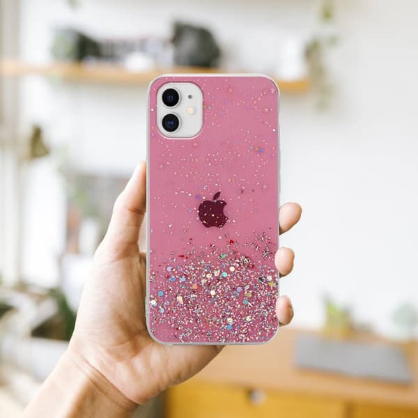 Deksel til iPhone 11 PRO MAX med glitrende glitter