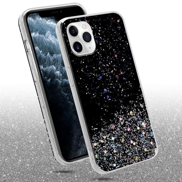 iPhone 11 Skal Fodral Case Cover av flexibelt TPU-silikon med glittrande glitter