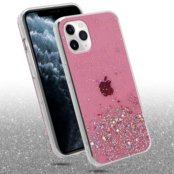 Deksel til iPhone 11 med glitrende glitter