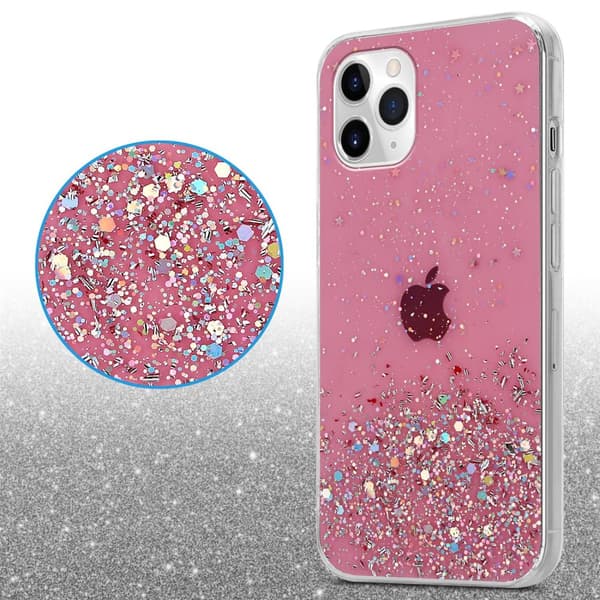 Deksel til iPhone 11 med glitrende glitter