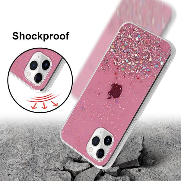 Deksel til iPhone 11 med glitrende glitter